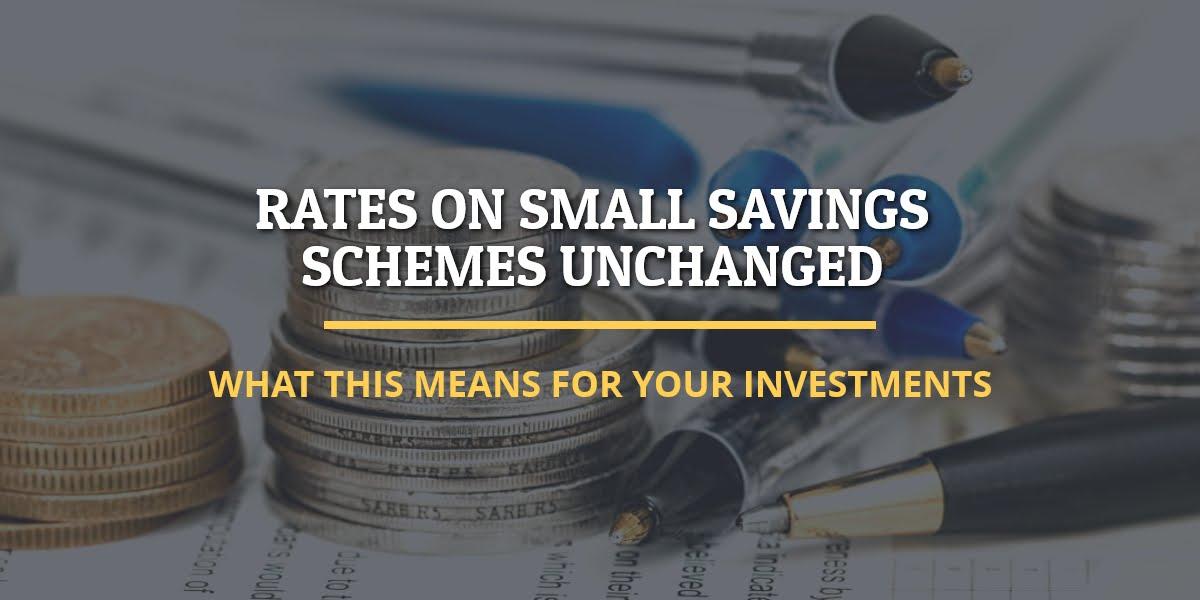 Small saving schemes unchanged